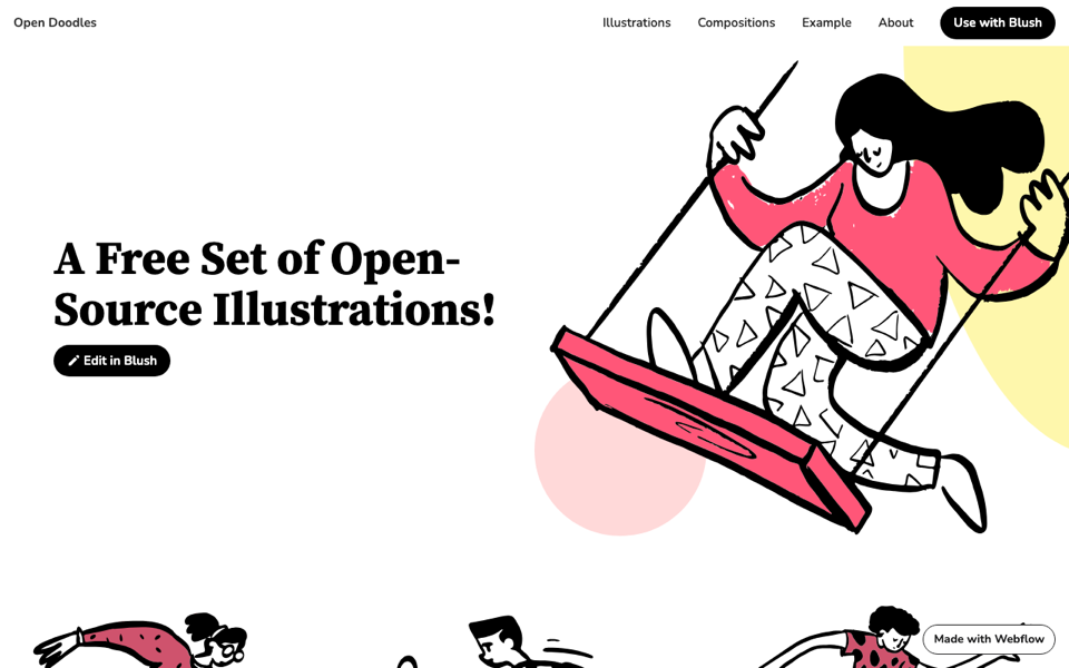 Open Doodles 網站