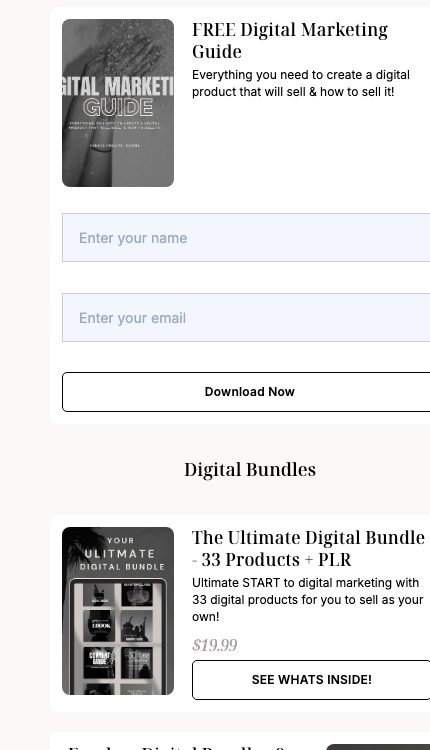免費指南換 email 再賣 PLR 商品包